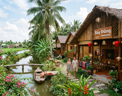 Không Gian Gắn Kết Lý Tưởng Cho Gia Đình Và Nhóm Bạn Giữa Miền Xanh Thanh Bình